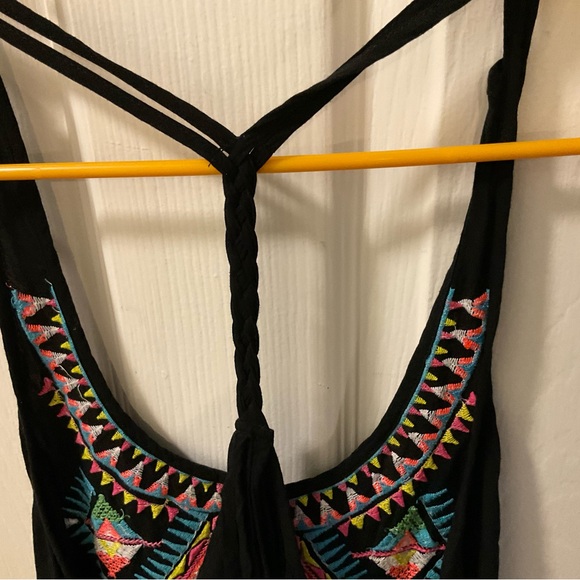 Black Embroidered Women's Top - Picture 3 of 8